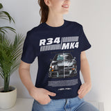 Dual Turbo Street Machine Graphic Unisex Heavy Cotton Tee High Performance Racing Car Split Design Shirt for Speed Lovers