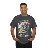 Freedom Hand Rose Graphic Unisex Heavy Cotton Tee Comfortable Streetwear T Shirt Motivational Bold Artistic Design Statement Piece Perfect Gift for Friends Empowerment Casual Wear