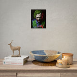 The Jocker Why So Serious Within Glossy Poster Emotional Gothic Wall Art Bold Psychological Design for Dark Aesthetic Lovers, Art Collectors, and Fearless Creatives