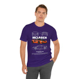 Orange Hypercar Blueprint Unisex Heavy Cotton Tee High Detail Automotive Art Streetwear Graphic for Car Enthusiasts and Daily Wear