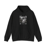 Blessed Angel Statue Graphic Unisex Heavy Blend Hooded Sweatshirt Gothic Streetwear Aesthetic Spiritual Bold Artistic Fashion Hoodie