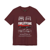 Classic 1965 Fastback Muscle Car Illustration Unisex Heavy Cotton Tee Retro Collector Streetwear Gift Shirt