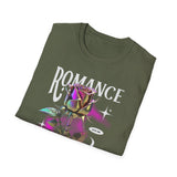 Unisex Softstyle T Shirt Romance Rose Graphic Black Tee Aesthetic Gothic Love Inspired Streetwear Fashion Bold Artistic Outfit