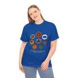 Kundalini Yoga Chakra Graphic T Shirt Awaken The Power Inside You Spiritual Meditation Seven Chakras Sahasrara Muladhara Anahata Yoga Wear Unisex Fitness Wellness Festival Gift India