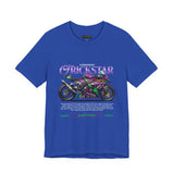 Kawasaki ZX10R Trickstar Anime Racing Unisex Heavy Cotton Tee Streetwear Superbike Graphic Tshirt Motorsport Fan Apparel