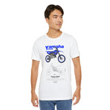 Yamaha YZ125 Inspired Motocross Blueprint Unisex Heavy Cotton Tee Dirt Bike Racing Graphic Shirt Streetwear Gift For Riders