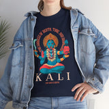 Kali Goddess Unisex Heavy Cotton T Shirt Hindu Spiritual Graphic Tee Maa Kali Mahakali Divine Shakti Protector Destroyer Of Evil Indian Mythology Devotional Streetwear Festival Wear Gift For Navratri...