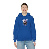 Aliens Exist UFO Graphic Unisex Heavy Blend Hooded Sweatshirt Sci Fi Streetwear Alien Space Hoodie