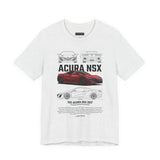 Japanese Hybrid Supercar Inspired Graphic T Shirt Modern NSX Style Performance Car Art Automotive Streetwear Unisex Tee High Speed Racing Lifestyle Shirt for Car Enthusiasts