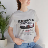 High-Performance Track Machine Blueprint Design Unisex Heavy Cotton Tee Powerful Street Racing Inspired Graphic Shirt