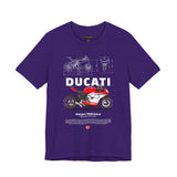 Italian Superbike Panigale Style Racing Motorcycle Graphic Unisex Heavy Cotton Tee Premium Streetwear T Shirt for Riders Bikers Enthusiasts and Everyday Wear