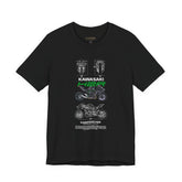 Kawasaki Ninja H2R Inspired Hyperbike Graphic Unisex Heavy Cotton Tee Streetwear Racing Style Motorcycle Art Shirt for Speed Lovers and Track Enthusiasts