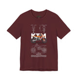 KTM 250 EXC Dirt Bike Blueprint Unisex Heavy Cotton Tee Motocross Enduro Racing Inspired Graphic T Shirt For Riders And Adventure Lovers