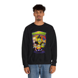 Halloween Cartoon Monsters Unisex Sweatshirt Cozy Streetwear Pullover Spooky Fall Fashion Perfect for Halloween Nights and Autumn Outings
