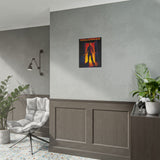 The Silent Stalker Matte Vertical Poster Retro Horror Wall Art Dark Cinematic Halloween Décor Gift for Horror Fans and Fall Aesthetic Homes