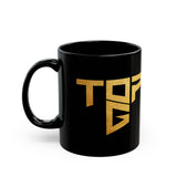 TopG Black Ceramic Coffee Mug Gold Print Motivational Hustler Alpha Mindset Entrepreneur Streetwear Lifestyle Tea Cup