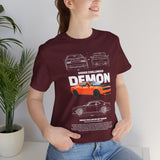 Firestorm Muscle Car Blueprint Design Unisex Heavy Cotton Tee Powerful Retro Performance Art Shirt for Streetwear Lovers & Collectors