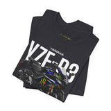 Yamaha YZF R3 Monster Energy Inspired Unisex Heavy Cotton Tee Racing Motorcycle Streetwear Graphic T Shirt Gift For Riders Bikers Moto Fans Casual Wear