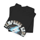 Temporal Echo Lightning Globe Graphic Unisex Heavy Cotton Tee Bold Streetwear Past Present Future Inspired T-Shirt