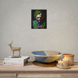 The Jocker Why So Serious Within Glossy Poster Emotional Gothic Wall Art Bold Psychological Design for Dark Aesthetic Lovers, Art Collectors, and Fearless Creatives