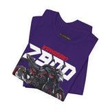 Z900 Streetfighter Blueprint Unisex Heavy Cotton Tee Naked Bike Inspired Performance Motorcycle Graphic Streetwear Gift Red