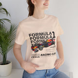 High Performance Single Seater Racing Car Graphic Unisex Heavy Cotton Tee Premium Motorsport Streetwear For Speed Lovers And Daily Casual Wear