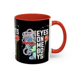 Eyes On Me Boys Medusa Accent Coffee Mug 11oz 15oz Mythological Streetwear Bold Empowerment Design Perfect Gift for Coffee Lovers Friends Birthdays Daily Motivation