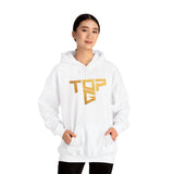 Top G Andrew Tate Graphic Hoodie Black Unisex Streetwear Motivational Hustle Pullover Sweatshirt Gold Typography Design