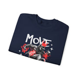 Move With Flow Breakdance Graphic Unisex Heavy Blend Crewneck Sweatshirt Hip Hop Streetwear Dance Rhythm Pullover