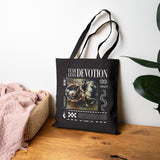 Fearless Devotion Cotton Canvas Tote Bag Classical Art Courage Loyalty Commitment Symbolism Streetwear