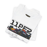 High Speed Formula Race Car Graphic Unisex Heavy Cotton Tee for Motorsport Fans and Racing Lifestyle Streetwear Enthusiasts