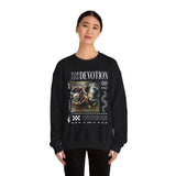 Fearless Devotion Unisex Heavy Blend Crewneck Sweatshirt Courage Loyalty Commitment Graphic Streetwear Pullover