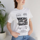 Futuristic Retro Sci Fi Time Travel Car Blueprint Art Unisex Heavy Cotton Tee Premium Streetwear For Vintage Car Lovers Collectors And Enthusiasts