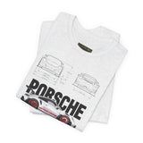 High Performance Track Racer Blueprint Art Unisex Heavy Cotton Tee Streetwear Motorsport Enthusiast Graphic Shirt