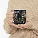 Fearless Devotion Ceramic Mug Classical Art Courage Loyalty Commitment Symbolism Motivational Coffee Cup