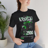 Kawasaki Z900 Green Naked Street Bike Graphic Unisex Heavy Cotton Tee Motorcycle Racing Streetwear Urban Rider Style Gift Shirt