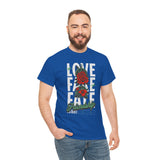 Love Fake Friendship Rose Graphic Unisex Heavy Cotton Tee Bold Statement Streetwear T Shirt Empowering Artistic Floral Design for Self Expression Perfect Gift for Friends Birthdays Parties Casual Wear