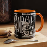 Heavenly Bond Accent Coffee Mug 11oz 15oz Angel And Lion Statue Spiritual Artistic Graphic Ceramic Cup Bold Motivational Streetwear Inspired Fashion Drinkware