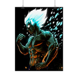 Limit Break Energy Motivational Poster Bold Anime Inspired Wall Art For Gym Home Office Studio Motivation Discipline And Alpha Mindset Decor
