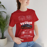 Bugatti Veyron Inspired Illustrated Hypercar Graphic T Shirt Ultimate Luxury Performance Supercar Automotive Streetwear Elite Speed Lifestyle Gift For Exotic Car Enthusiasts