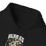 Hermes Greek Mythology Unisex Heavy Blend Hooded Sweatshirt Ancient God of Travel and Communication Graphic Hoodie
