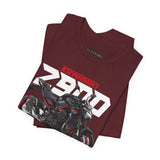 Z900 Streetfighter Blueprint Unisex Heavy Cotton Tee Naked Bike Inspired Performance Motorcycle Graphic Streetwear Gift Red