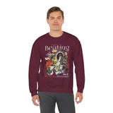 My Heart Is Beating Floral Anatomy Collage Unisex Heavy Blend Crewneck Sweatshirt Vintage Abstract Graphic Bold Artistic Streetwear Pullover