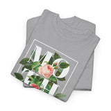 Mother Floral Design Unisex Heavy Cotton Tee Comfortable T Shirt Botanical Typography Graphic Streetwear Gift For Mom Mother’s Day Birthday Casual Everyday Wear