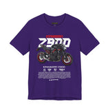 Z900 Streetfighter Blueprint Unisex Heavy Cotton Tee Naked Bike Inspired Performance Motorcycle Graphic Streetwear Gift Red