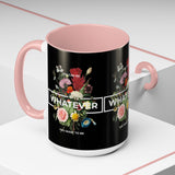 You Can Be Whatever Motivational Coffee Mug Ceramic White Accent Mug Bold Floral Empowerment Design Daily Reminder Positive Energy Drinkware Perfect Gift for Dreamers Friends Office and Home