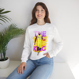 The Court Monarch Unisex Sweatshirt Motivational Basketball Streetwear Bold Athletic Pullover for Champions Dreamers and Sports Lovers