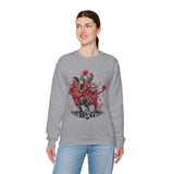 Legends On Court Unisex Heavy Blend Crewneck Sweatshirt Basketball Streetwear Athletic Graphic Pullover Bold Sports Design Perfect Gift For Gym Lovers Urban Fashion Festivals And Basketball Fans