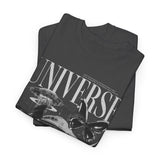 Universe Is Wide Graphic Unisex Heavy Cotton Tee Cosmic Galaxy Butterfly Space Streetwear T Shirt
