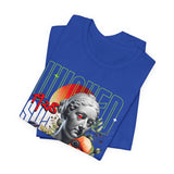 Wicked Supreme Unisex Jersey Short Sleeve Tee Graphic Streetwear T Shirt Statue Art Design Aesthetic Bold Vintage Inspired Supreme Print Casual Fashion